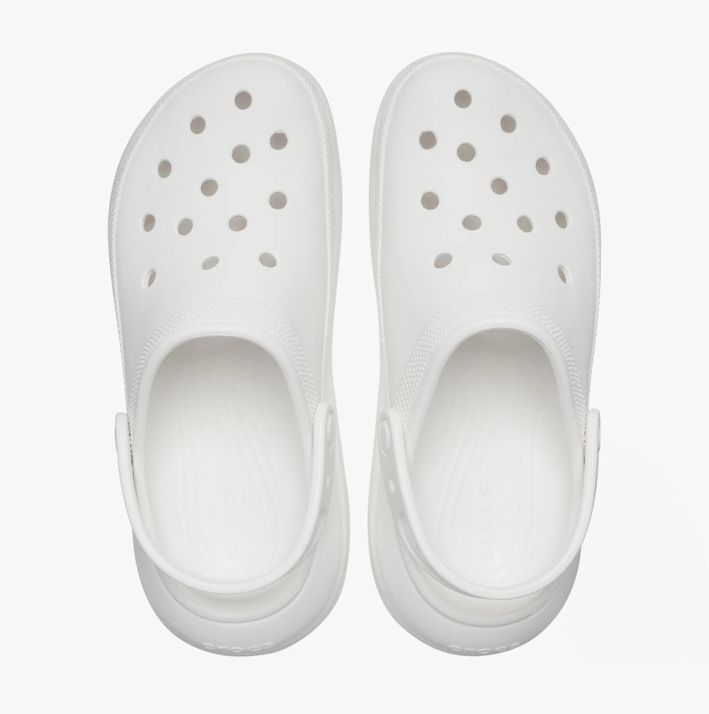 CROCS CLASSIC CRUSH CLOG WHITE MUJER