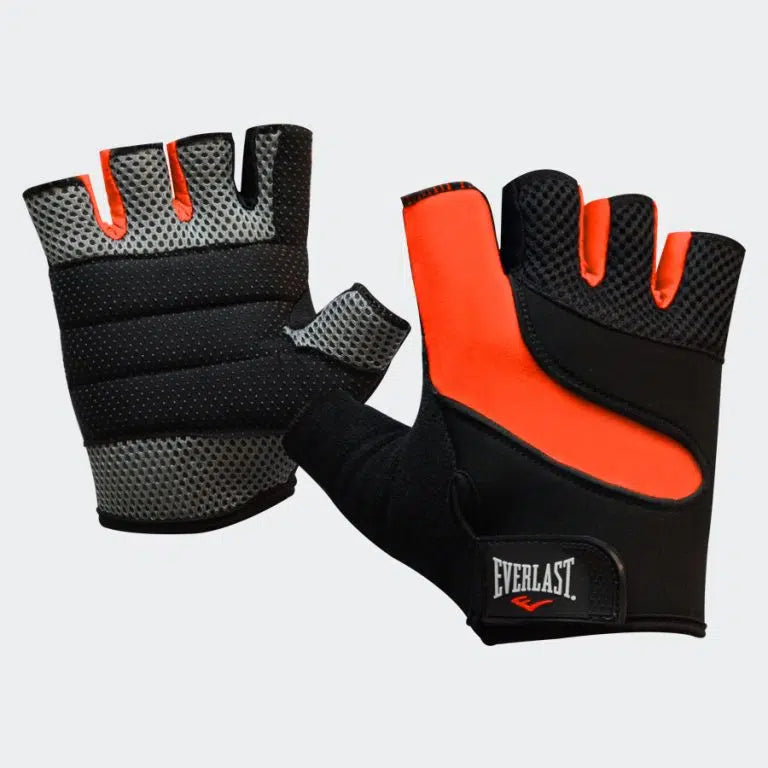 GUANTE DE PESAS EVERLAST AUTHORITY II BLK/RED