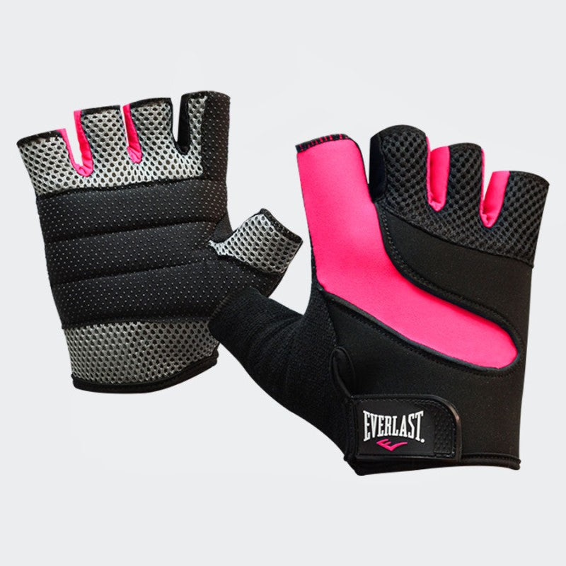 GUANTE EVERL CICLISMO ALPINO II BLK/PINK EVWG6KA05 # L