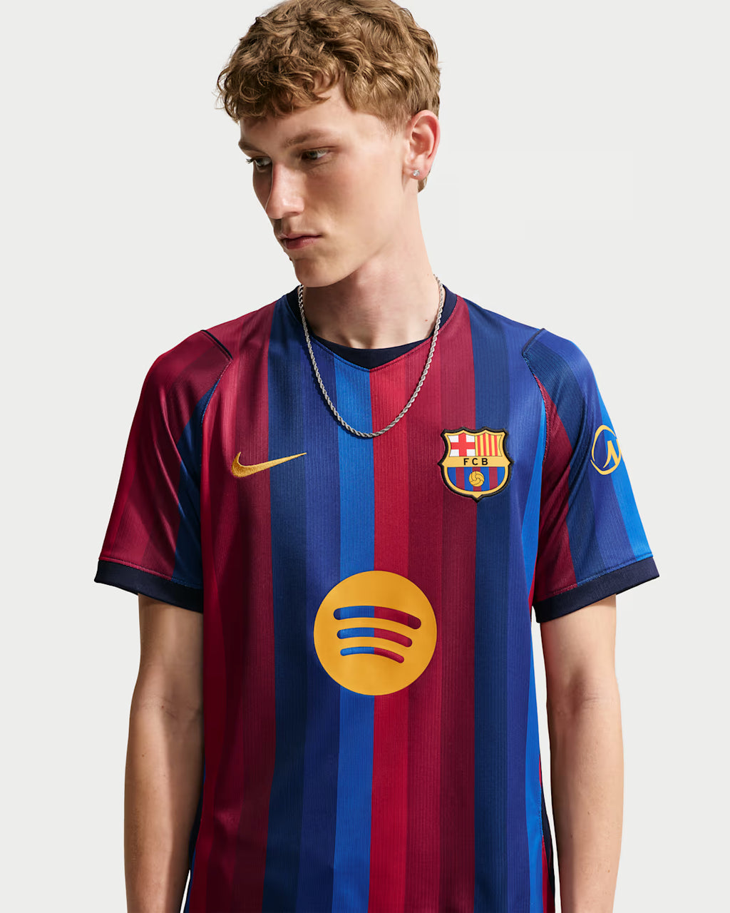 FCB M NK DF JSY SS STAD HM BLUE/RED