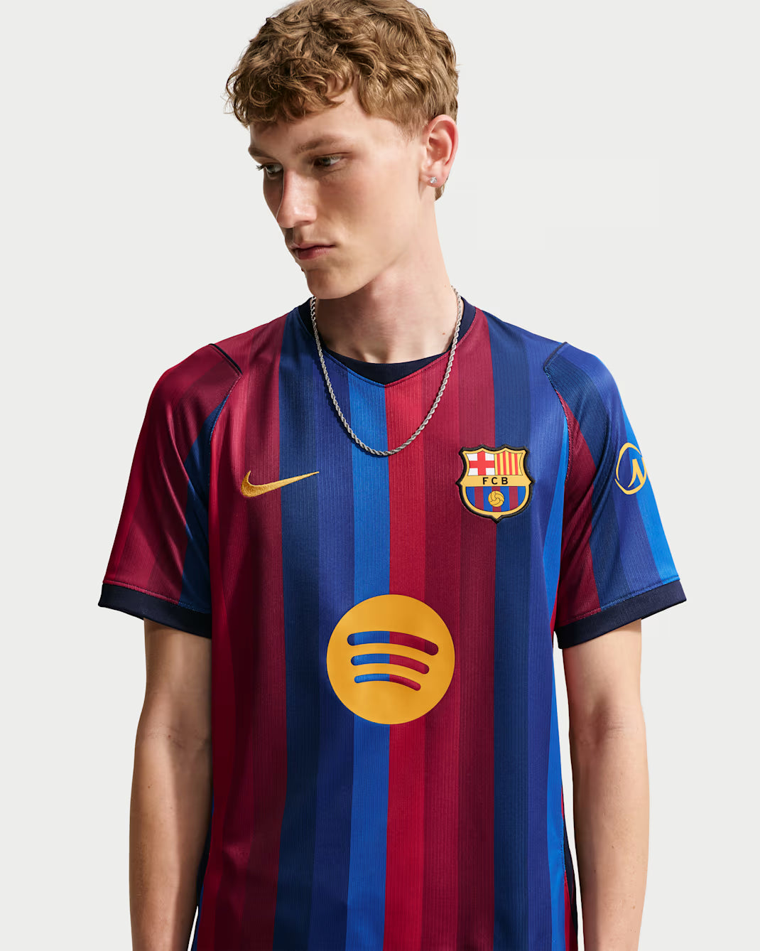 FCB M NK DF JSY SS STAD HM BLUE/RED