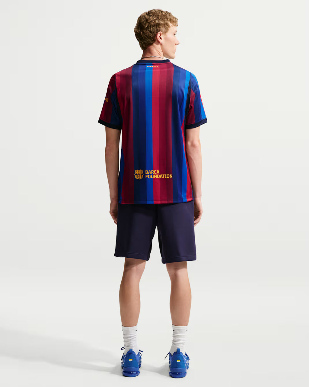 FCB M NK DF JSY SS STAD HM BLUE/RED