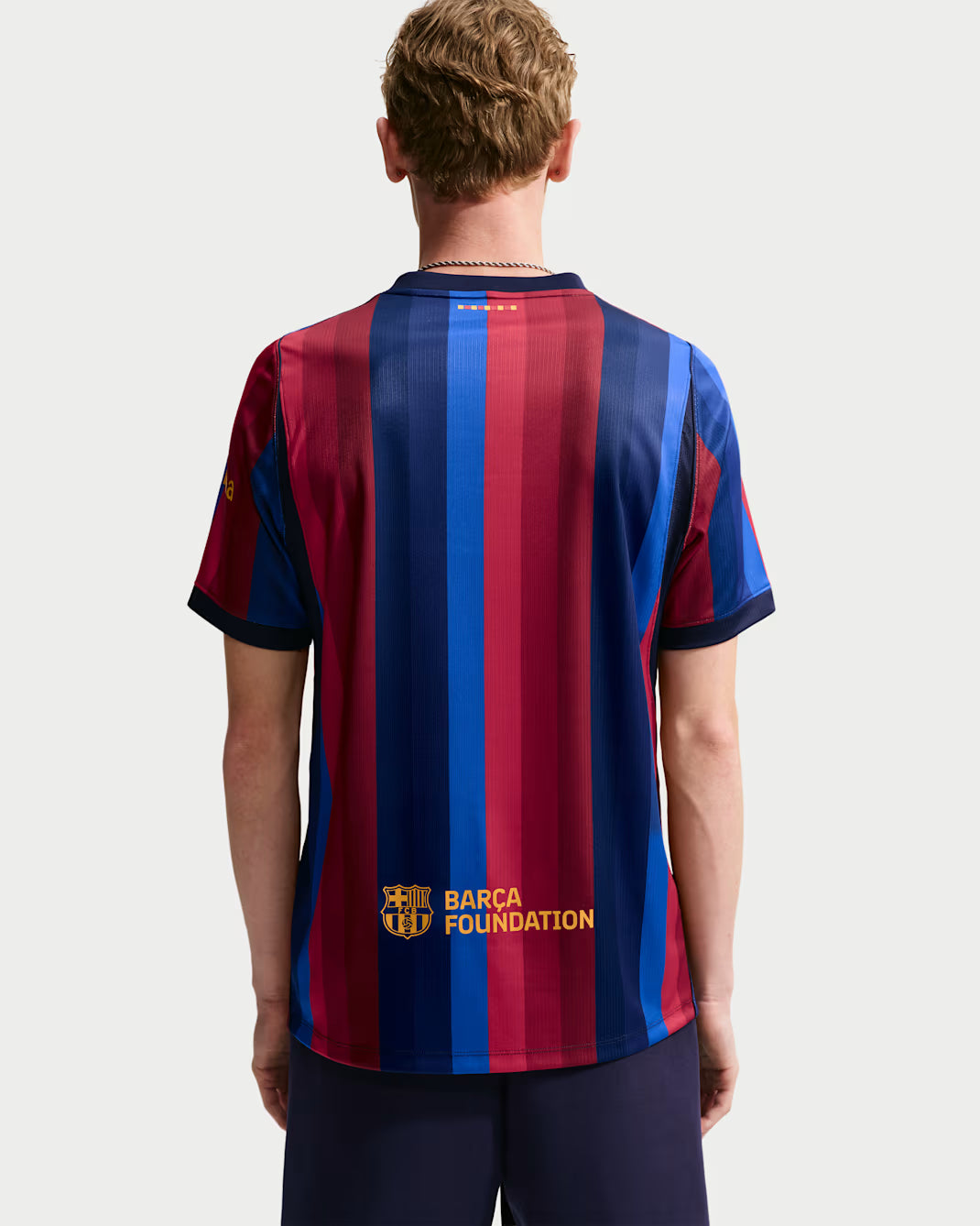 FCB M NK DF JSY SS STAD HM BLUE/RED