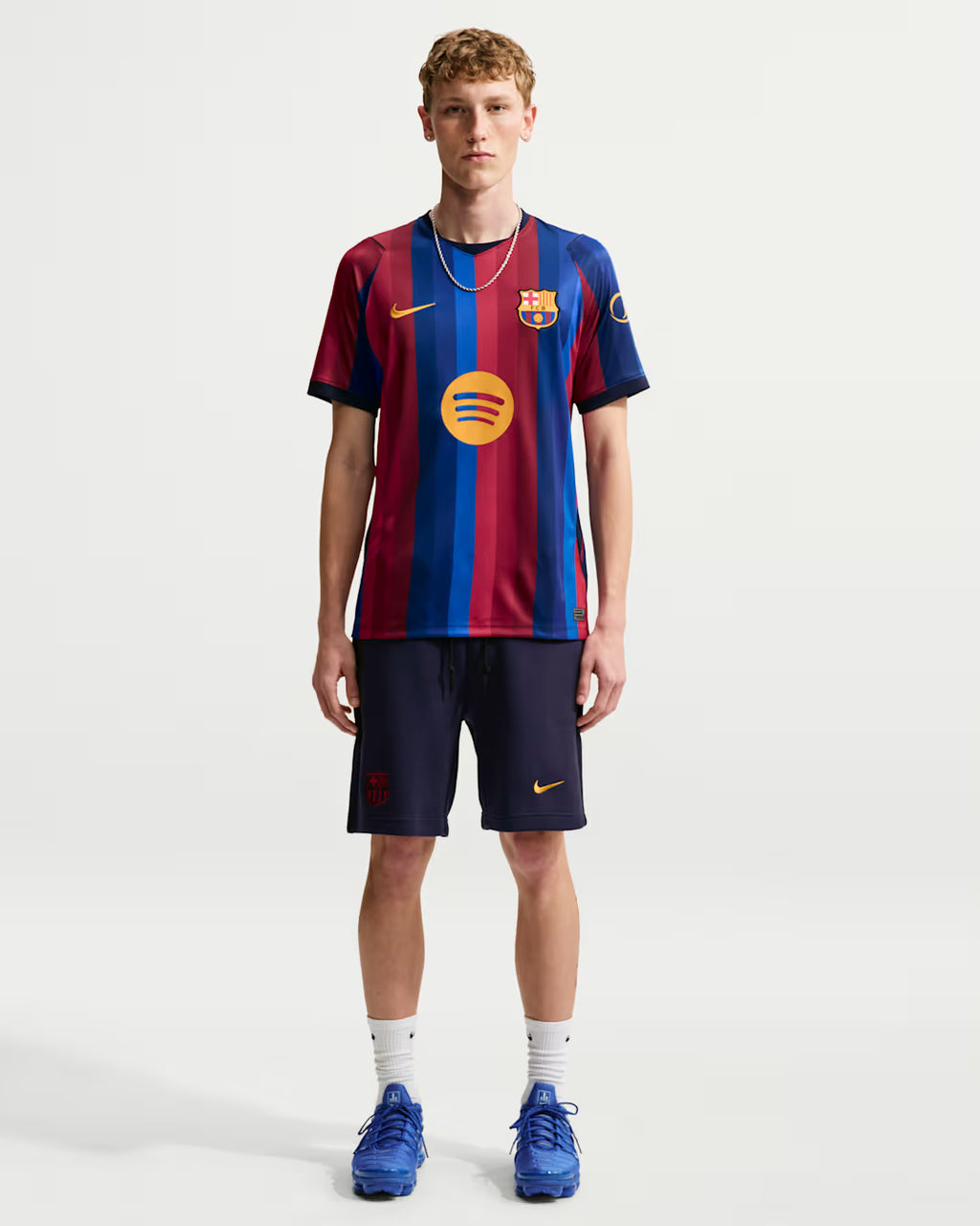 FCB M NK DF JSY SS STAD HM BLUE/RED