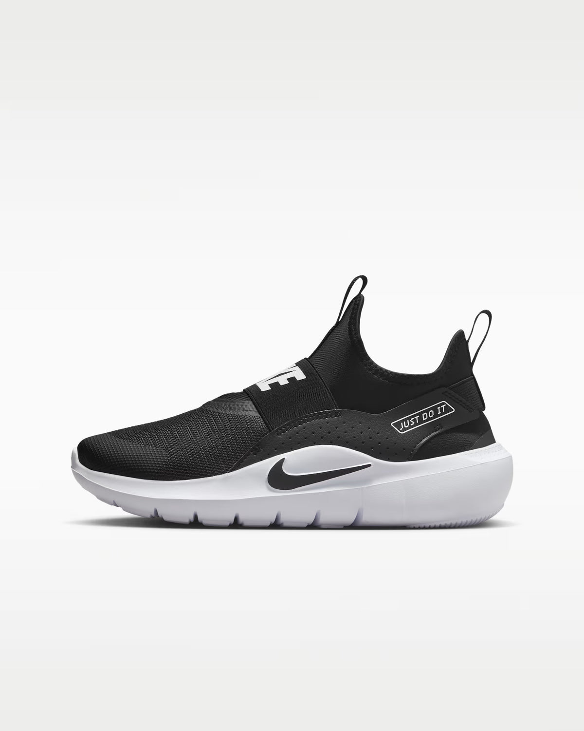 NIKE FLEX RUNNER 4 GS BLACK/WHITE JUNIOR MASCULINO
