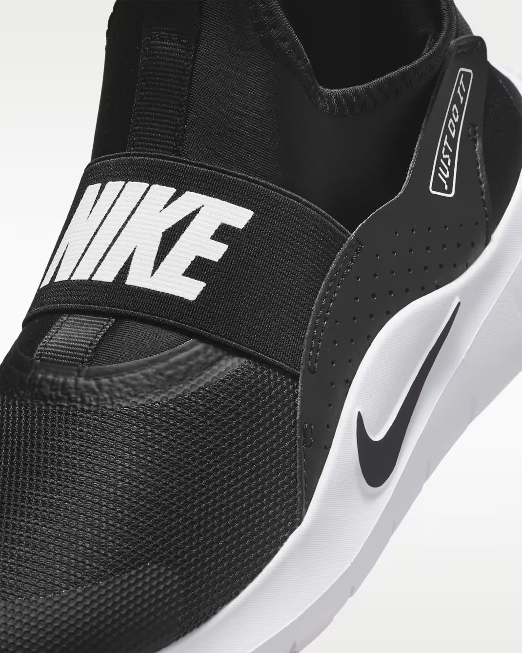 NIKE FLEX RUNNER 4 GS BLACK/WHITE JUNIOR MASCULINO