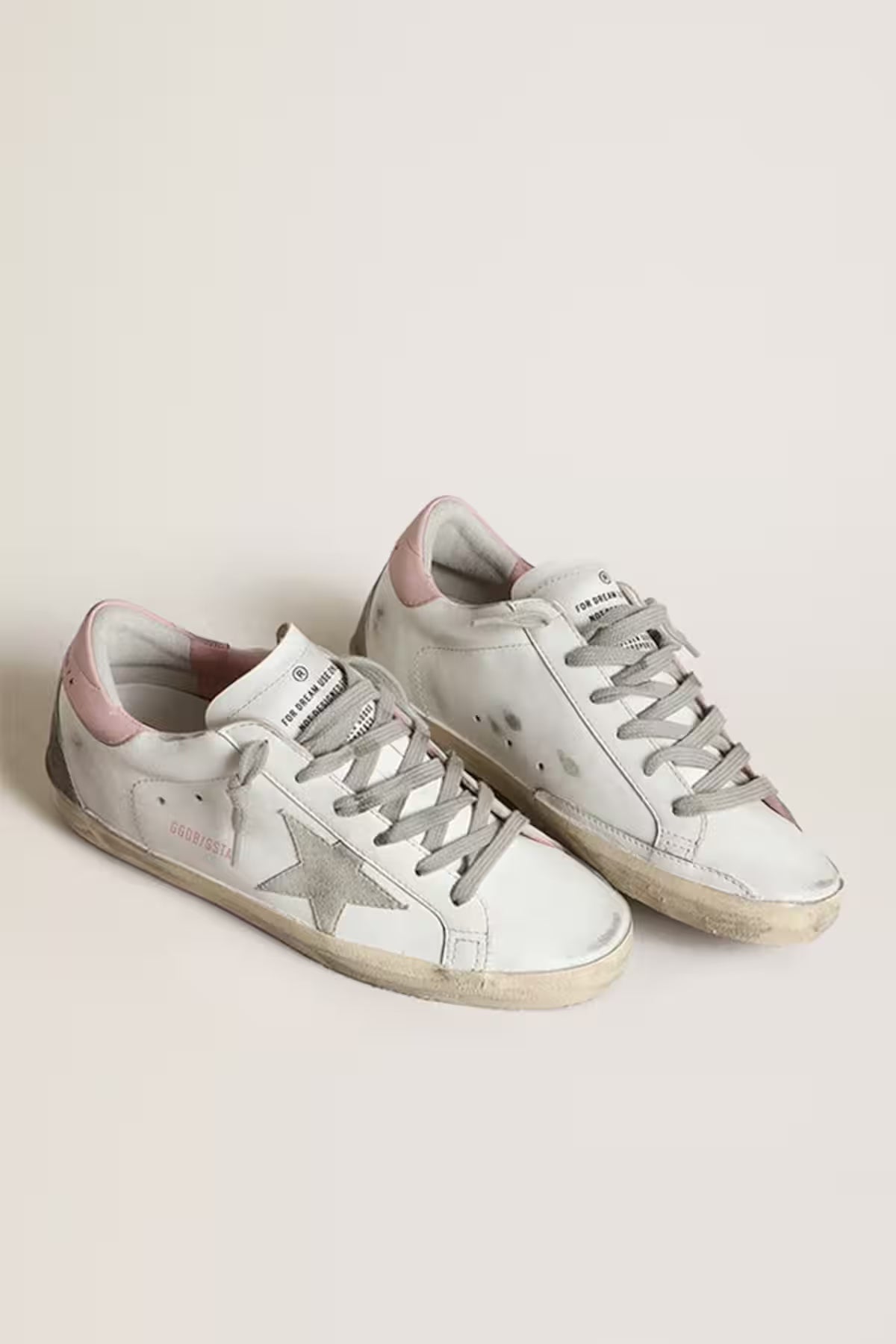 SUPER-STAR CLASSIC WITH SPUR WHITE/ICE/LIGHT PINK MUJER