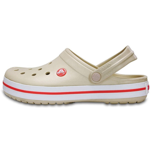 CROCBAND BEIGE/WHT