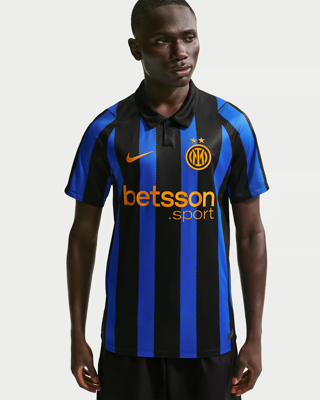 INTER M NK DF JSY SS STAD HM LYON BLUE/NEGRO HOMBRE