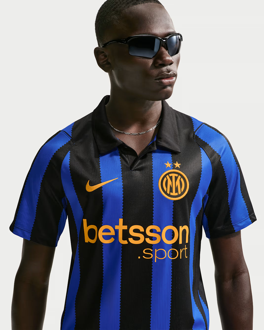 INTER M NK DF JSY SS STAD HM LYON BLUE/NEGRO HOMBRE