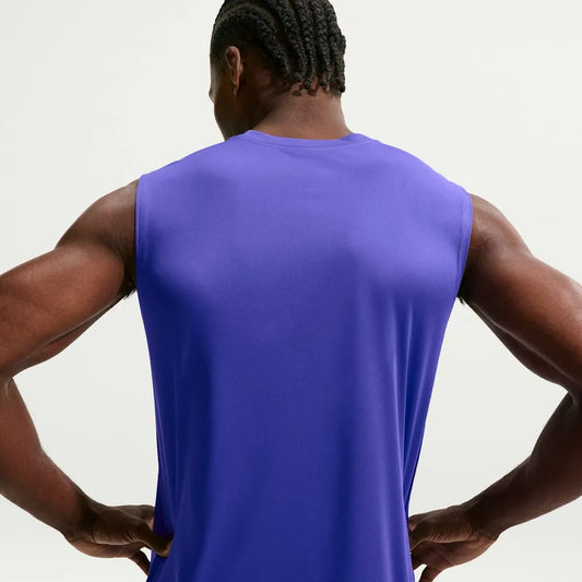 M NK DF TEE STD SLVLS FLEX VIOLET/BLACK