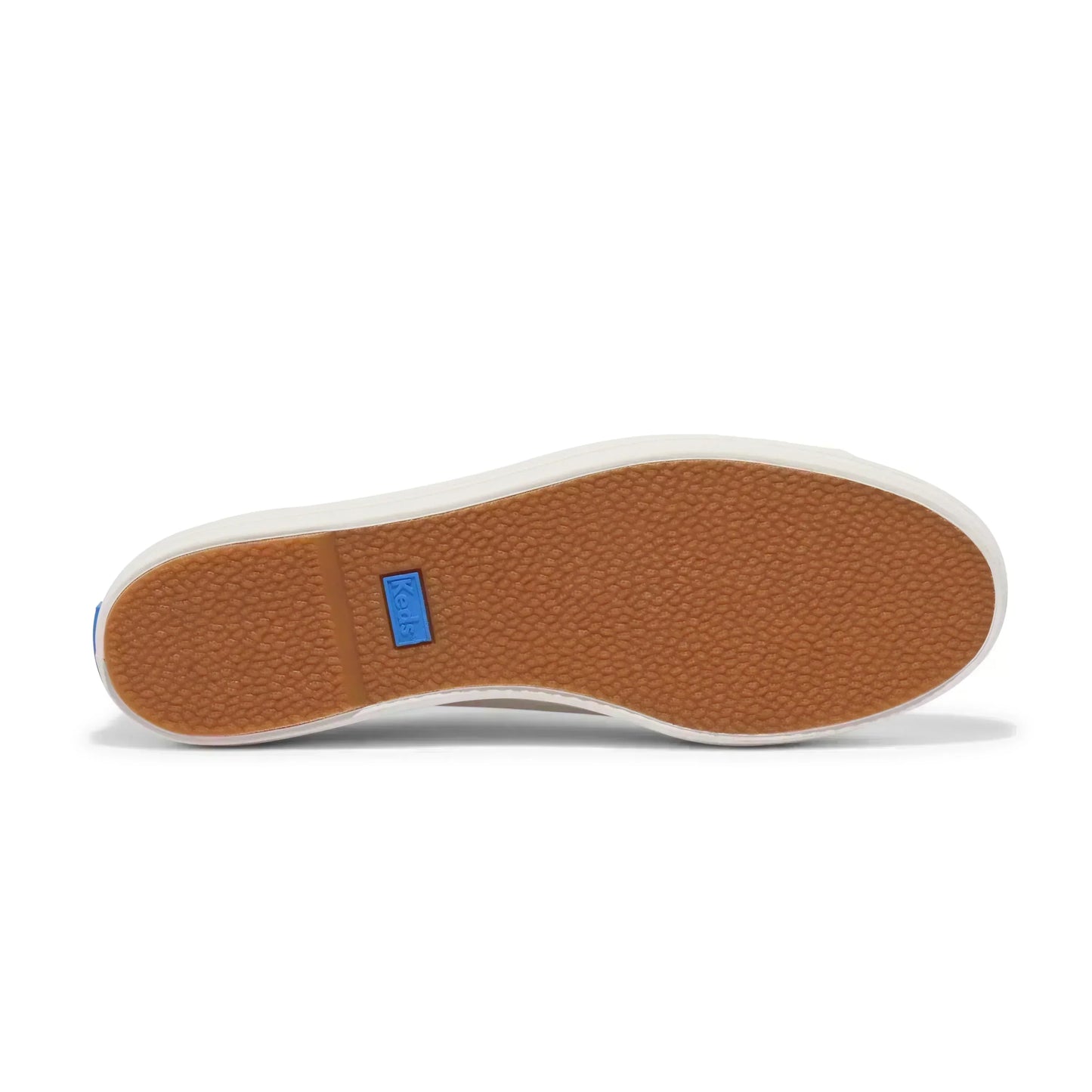 KEDS TRIPLE KICK LEATHER PIPING – WHITE/ROSE GOLD