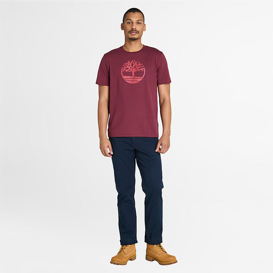 TREE LOGO T-SHORT SLEEVE BURGUNDY