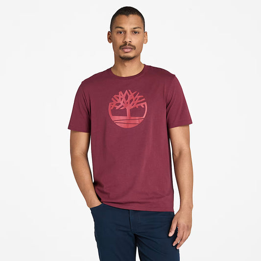 TREE LOGO T-SHORT SLEEVE BURGUNDY