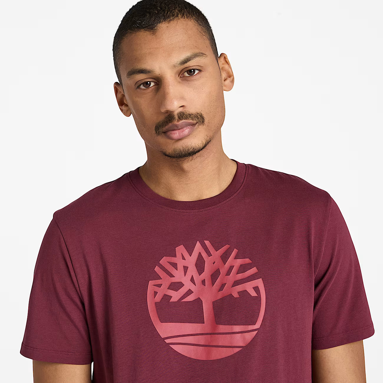 TREE LOGO T-SHORT SLEEVE BURGUNDY