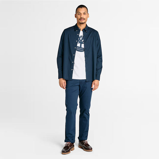 TIMBERLAND CAMISETA CON LOGOTIPO KENNEBEC RIVER PARA HOMBRE EN BLANCO