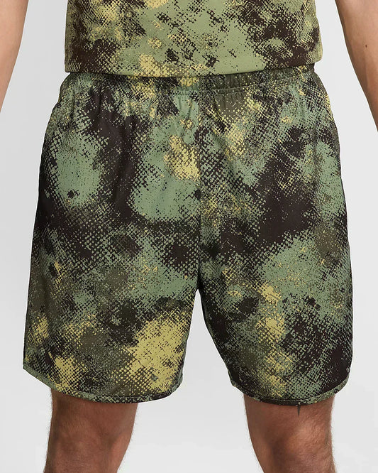 NIKE TOTALITY CAMO 7" DRI-FIT GREEN/BLACK