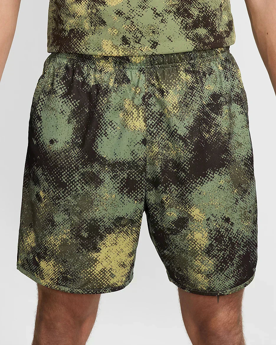 NIKE TOTALITY CAMO 7" DRI-FIT GREEN/BLACK