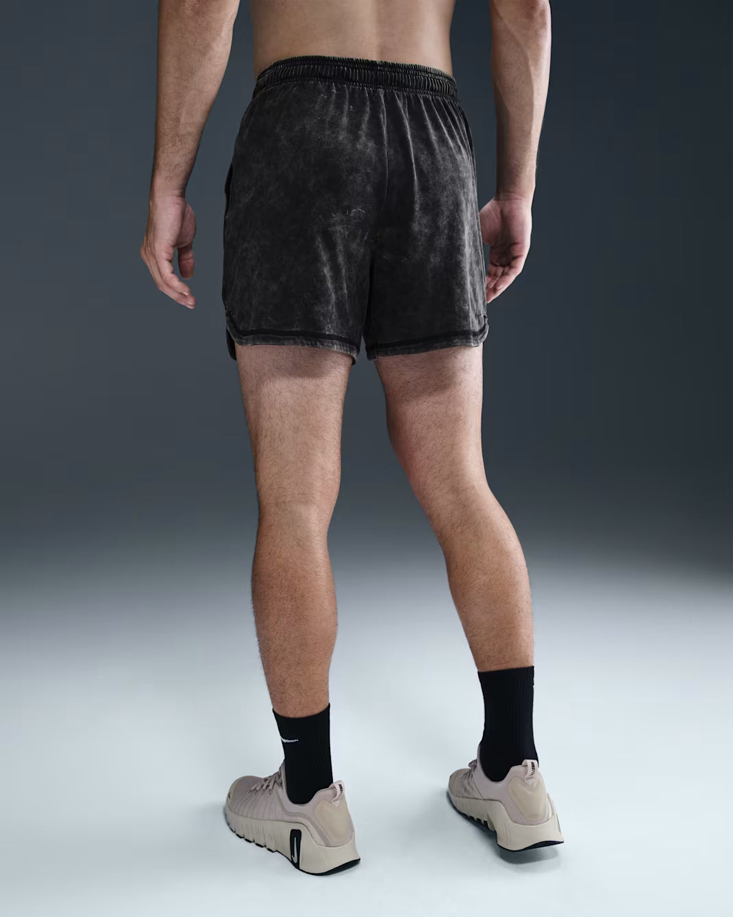 M NK DF HERITAGE SHORT WASH BLACK HOMBRE