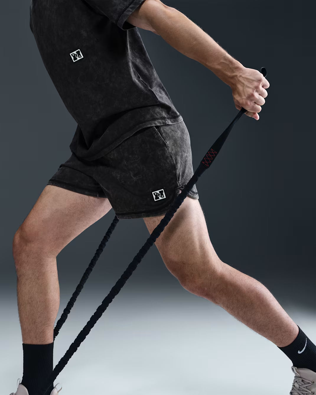 M NK DF HERITAGE SHORT WASH BLACK HOMBRE