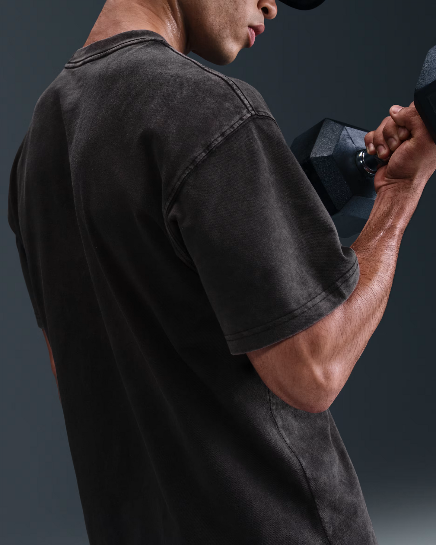 M NK TEE M90 GYM HRITGE SEAWEED