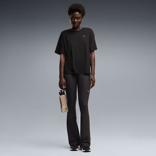 PUMA LEGGINS CLOUDSPUN HIGH WAISTED FLARED TIGHTS (BLACK) MUJER