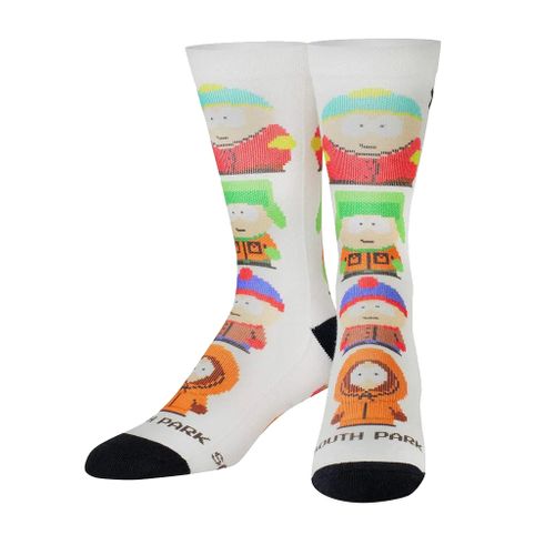 ODD SOCKS WHITE/BLK OSSPPARK8 8/12