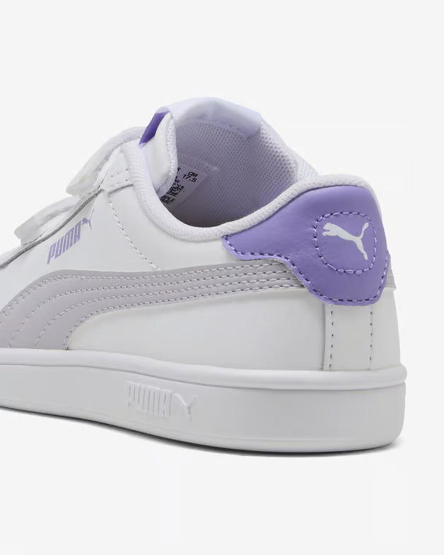 PUMA SMASH 3.0 L V PS LILAC/WHITE NIÑA PRE-ESCOLAR