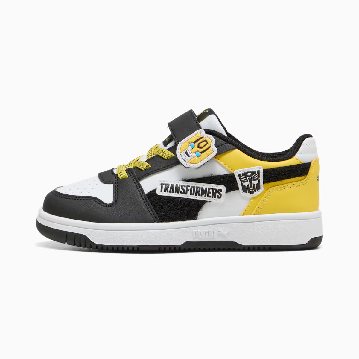 REBOUND V6 LO TRANSFORMERS AC WHITE/BLACK/YELLOW NIÑO INFANTE