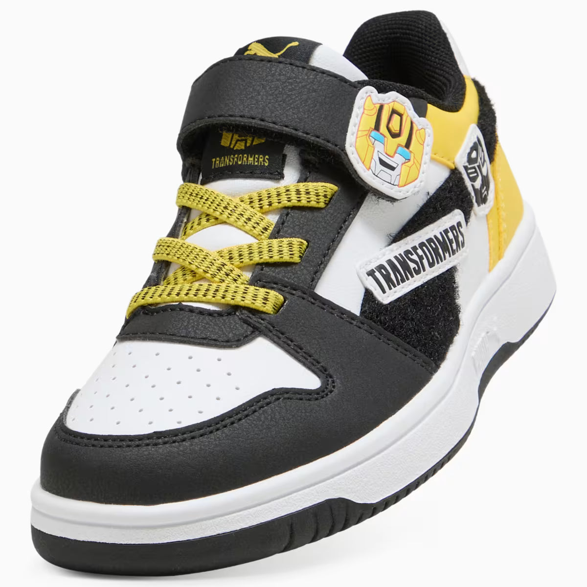 REBOUND V6 LO TRANSFORMERS AC WHITE/BLACK/YELLOW NIÑO INFANTE