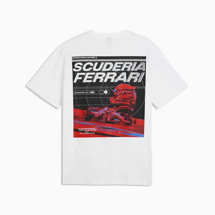 FERRARI SPEED TEE  WHITE