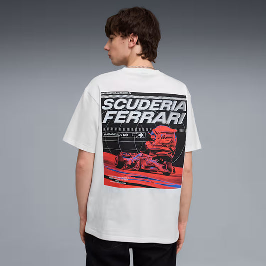 FERRARI SPEED TEE  WHITE