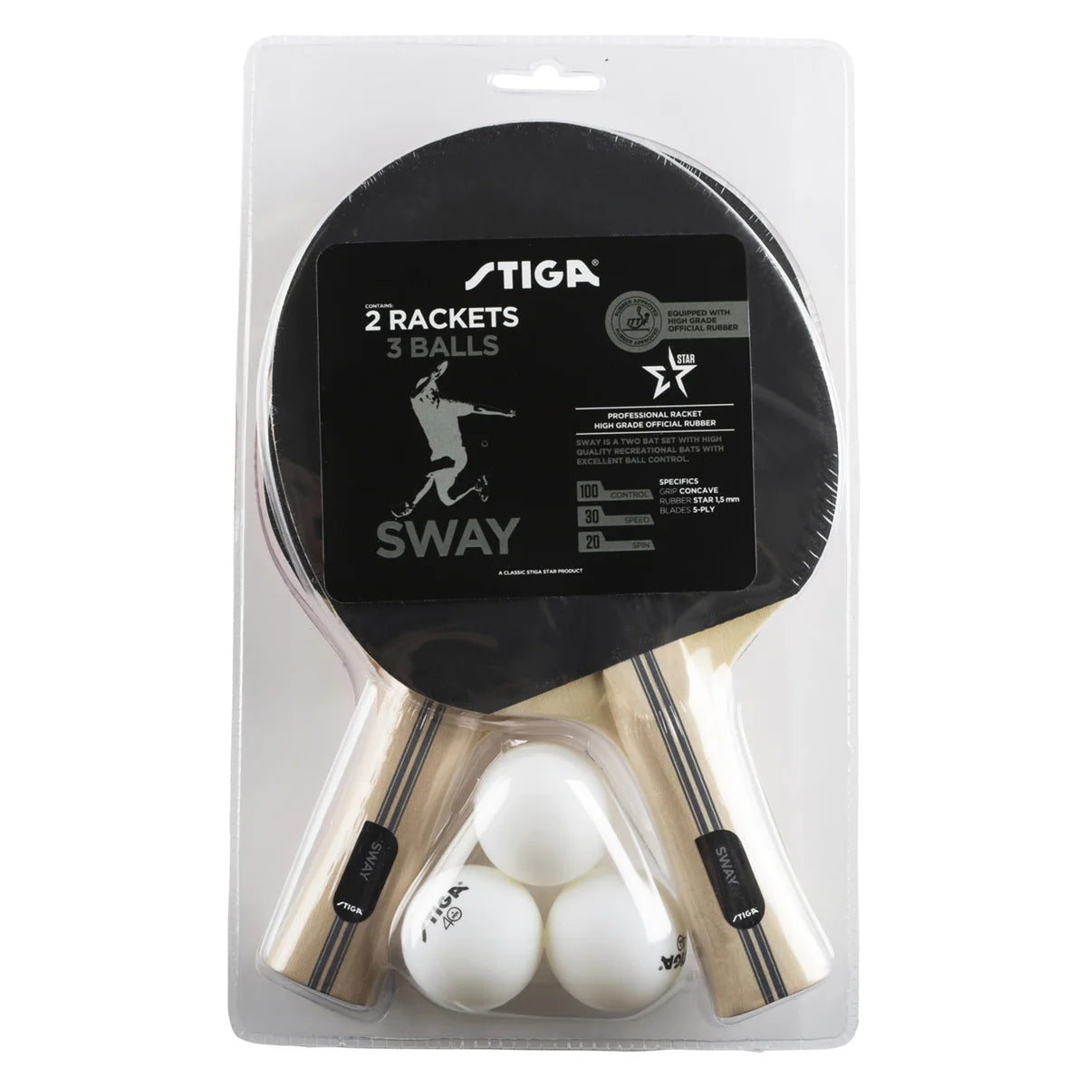 SET 2 RAQ Y 3 BOLAS / SWAY UNISEX