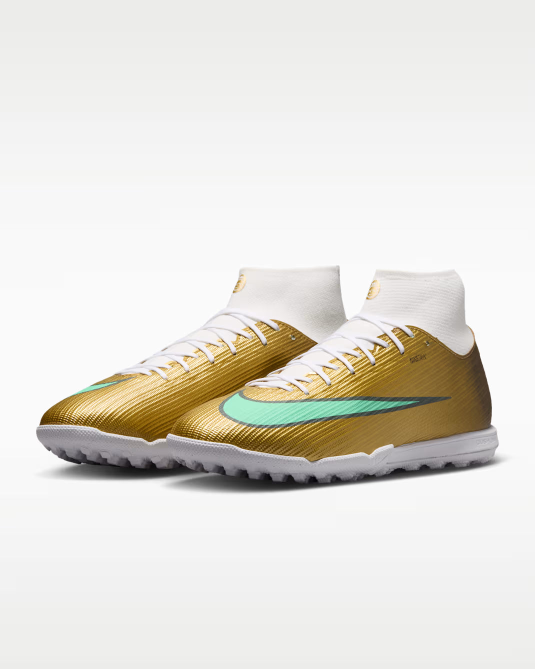 SUPERFLY 11 ACADEMY TF KM METALLIC/GOLD/GREEN HOMBRE