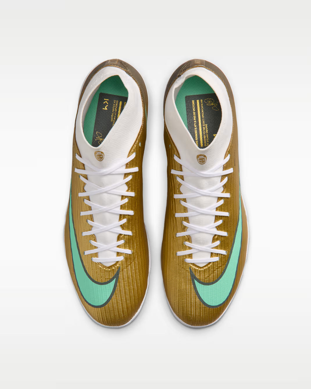 SUPERFLY 11 ACADEMY TF KM METALLIC/GOLD/GREEN HOMBRE