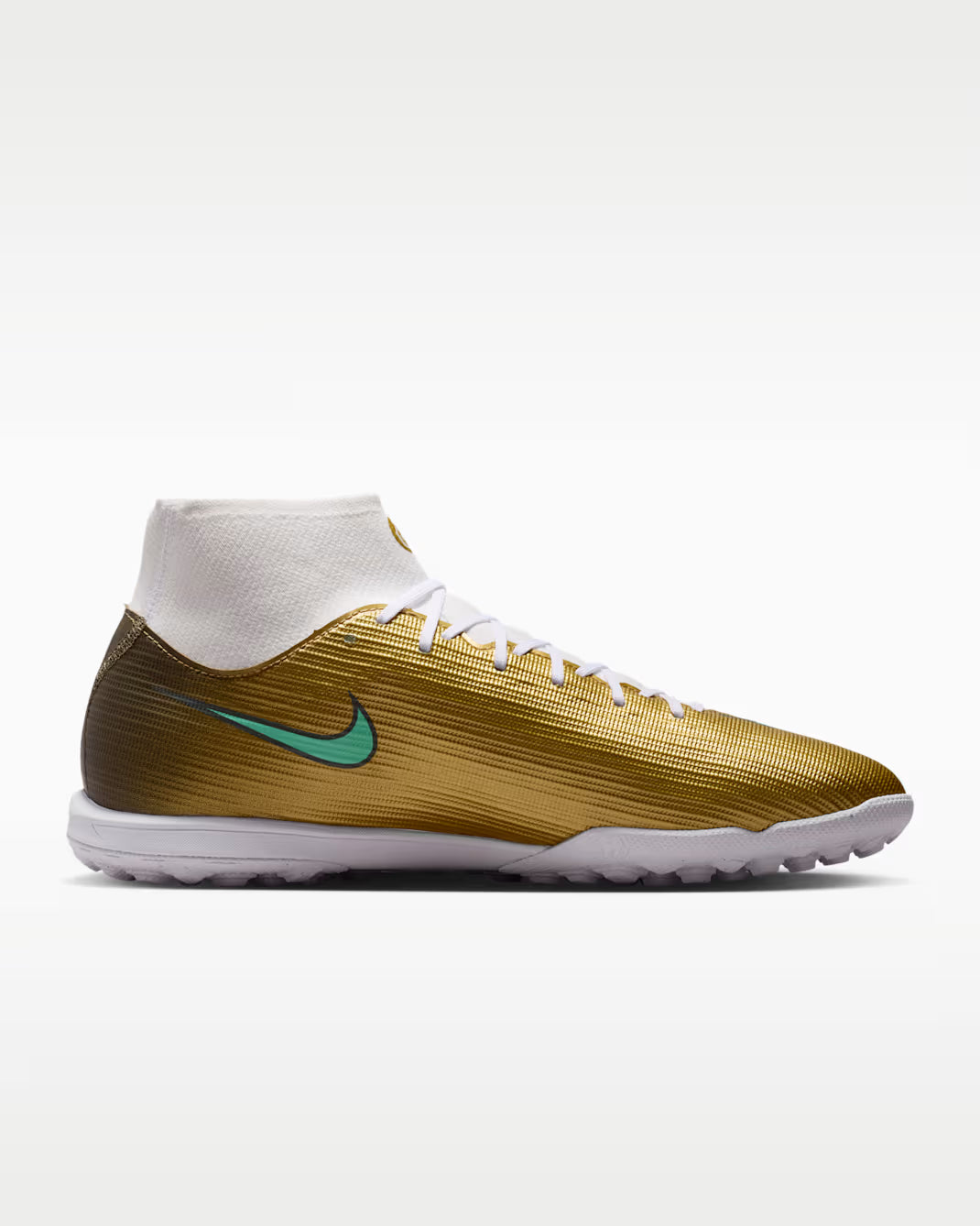SUPERFLY 11 ACADEMY TF KM METALLIC/GOLD/GREEN HOMBRE
