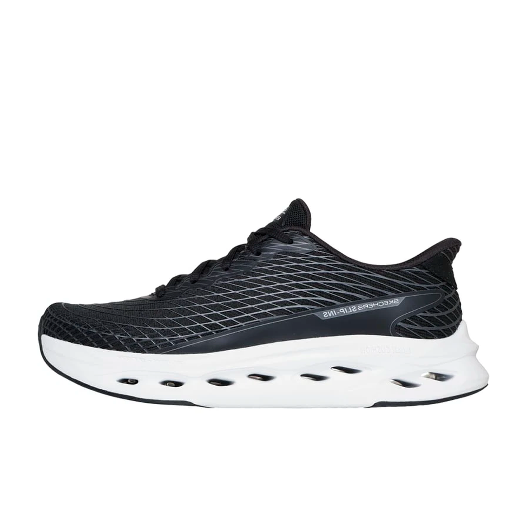 MAX CUSHIONING GLIDE-STEP BLACK/WHITE