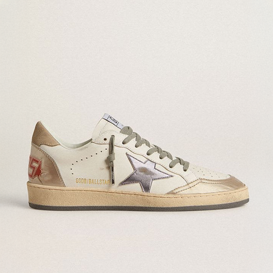 BALL STAR LEATHER MILK/TAUPE/BEIGE
