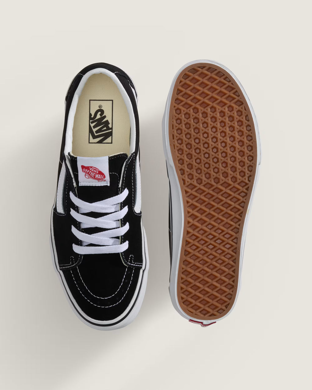 VANS SK8-LOW BLACK/TRUE WHITE