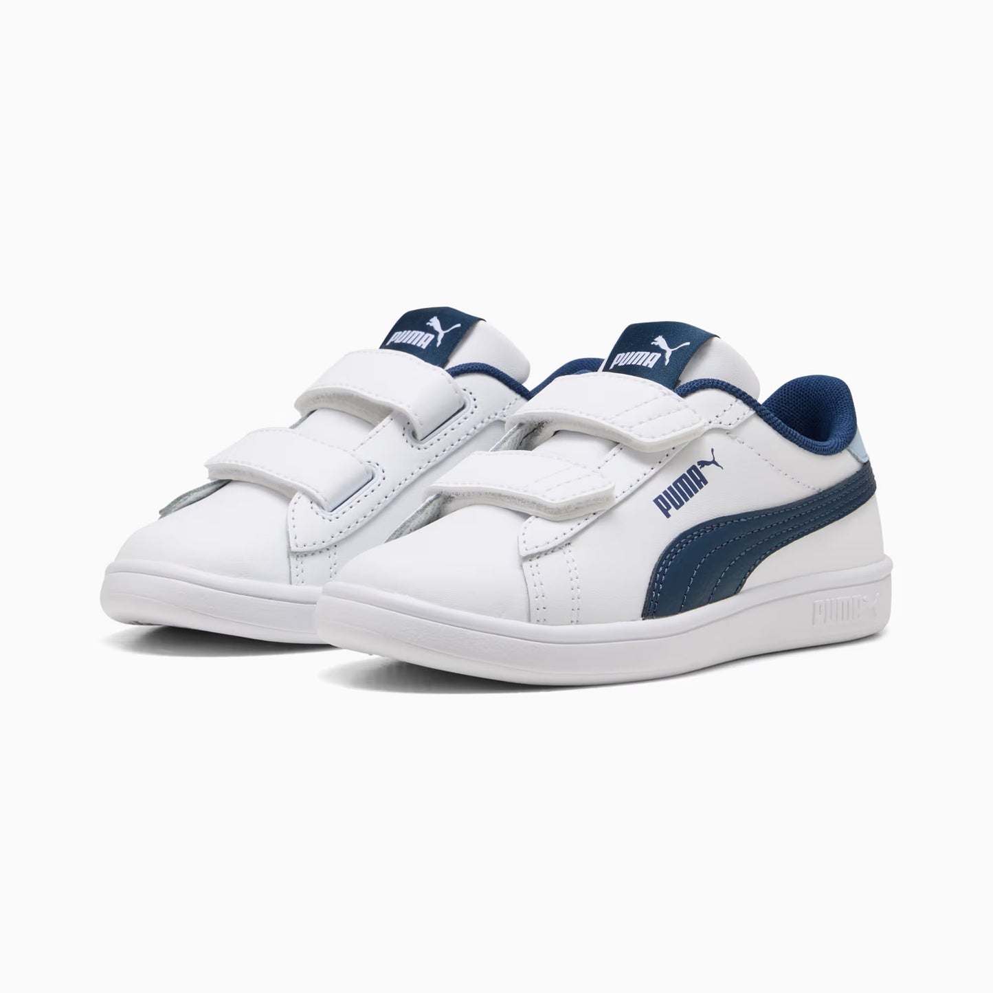 PUMA SMASH 3.0 L V PS WHITE/BLUE NIÑO PRE-ESCOLAR