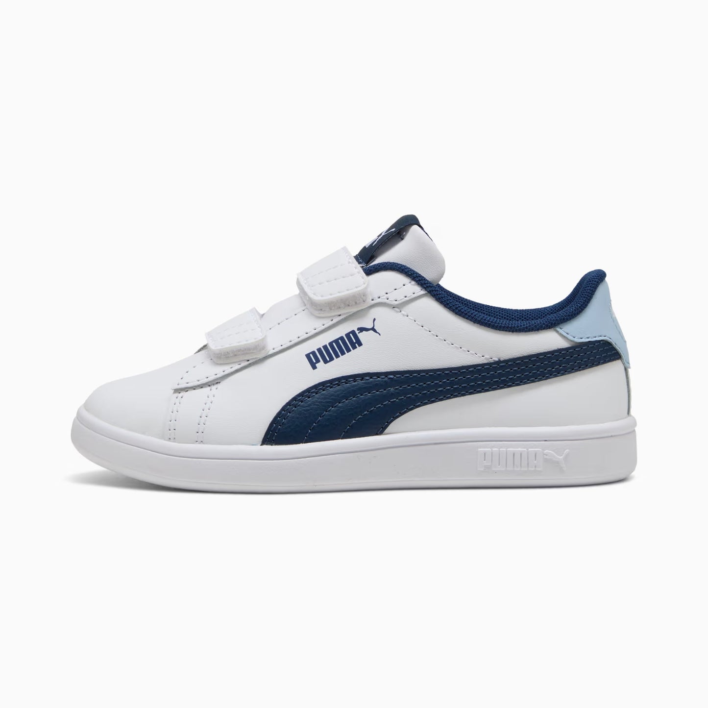 PUMA SMASH 3.0 L V PS WHITE/BLUE NIÑO PRE-ESCOLAR