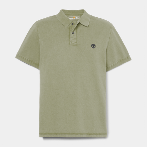 TIMBERLAND POLO HOMBRE/ TFO WASHED JERSEY  OLIVE