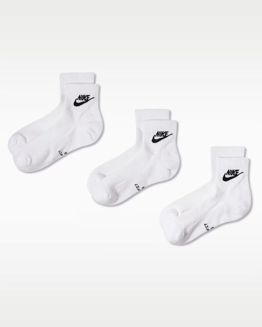 U NK ED ELVD ANK 3P FUTRA -144 WHITE/BLK