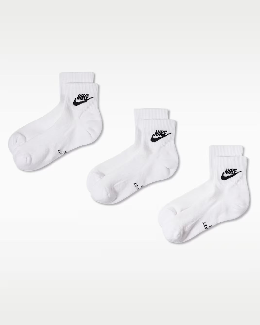 U NK ED ELVD ANK 3P FUTRA -144 WHITE/BLK