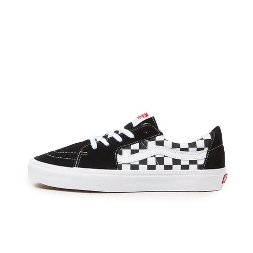 VANS SK8‑LOW "CHECKERBOARD – BLACK"