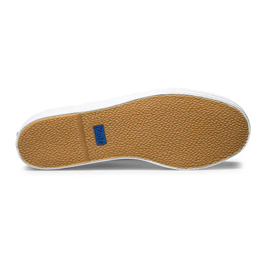 TRIPLE UP LEATHER WHITE