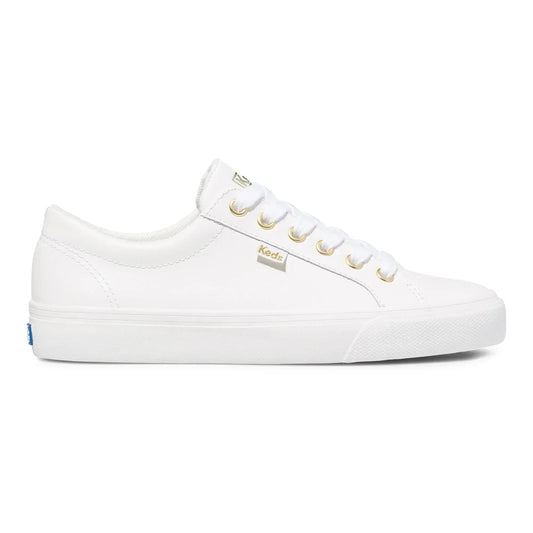 JUMP KICK LEATHER WHITE/GLD