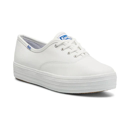 THE PLATFORM LEATHER WHITE