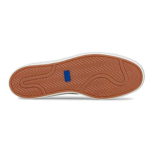 KEDS “WOMEN'S PLATFORM SKYLER LEATHER SNEAKER WHITE”.