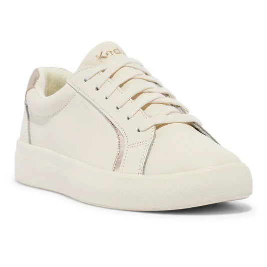 KEDS PURSUIT LEATHER EGRET/CHAMPAGNE